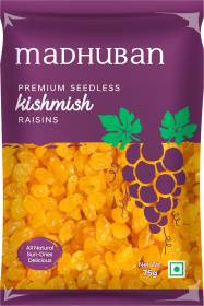 Madhuban Premium Seedless Indian Thompson Raisins
