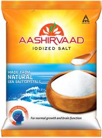 AASHIRVAAD Salt,with 4-Step advantage Iodized Salt