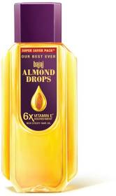 BAJAJ Almond Drops Hair Oil enriched with 6X Vitamin E, Reduces Hair Fall, 650 ml Hair Oil