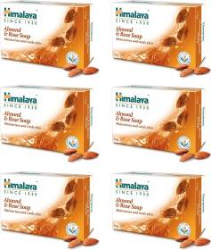 HIMALAYA Almond & Rose Soap 125g (Pack of 6)
