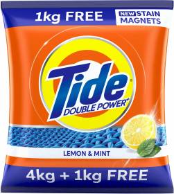 Tide Double Power Lemon & Mint Detergent Powder