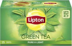 Lipton Pure & Light Green Tea Bags Box