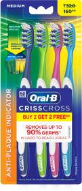 Oral-B Criss Cross Medium Toothbrush