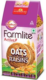 Sunfeast Farmlite Oats with Raisins Biscuits Digestive