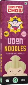 MasterChow Udon Noodles - Thick, Flat Wheat Noodle Instant Noodles Vegetarian