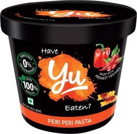Yu Peri Peri Cup Pasta - Instant Food Ready To Eat in 4 Mins - No Preservatives Pasta