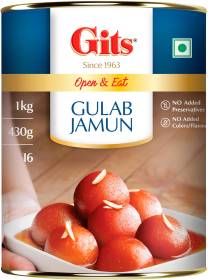 Gits Gulab Jamun Open & Eat Tin