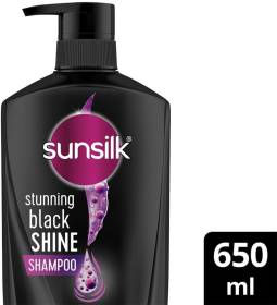 SUNSILK Stunning Black Shine Shampoo