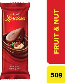 LuvIt Luscious Silky Smooth with Fruit and Nuts Chocolate Bars