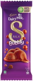 Cadbury Dairy Milk Silk Bubbly Chocolate Bars