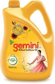 Gemini Refined Sunflower Oil Can