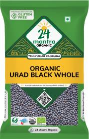 24 mantra ORGANIC Organic Black Urad Dal (Whole)
