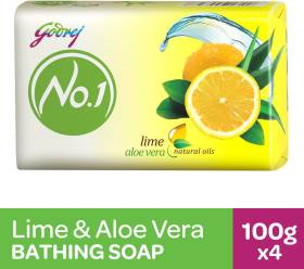 Godrej No.1 Lime Aloe Vera Bathing Soap