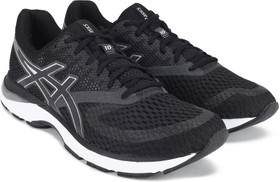 Asics Gel-Pulse 10 Running Shoes For Men Black, Silver , 8
