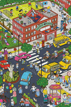 webby after school illustration wooden jigsaw puzzle 1000 pieces