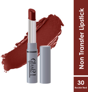 glam21 non transfer lipstick longlasting lightweight creamy matte look everyday