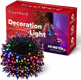 Trust Ware 115 LEDs 45 m Multicolor Flickering String Rice Lights Pack of 1