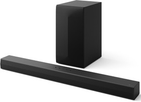 LG S55T, Dolby Digital, DTS Digital Surround, Wireless Subwoofer with AI Sound Pro 480 W Bluetooth Soundbar Black, 3.1 Channel
