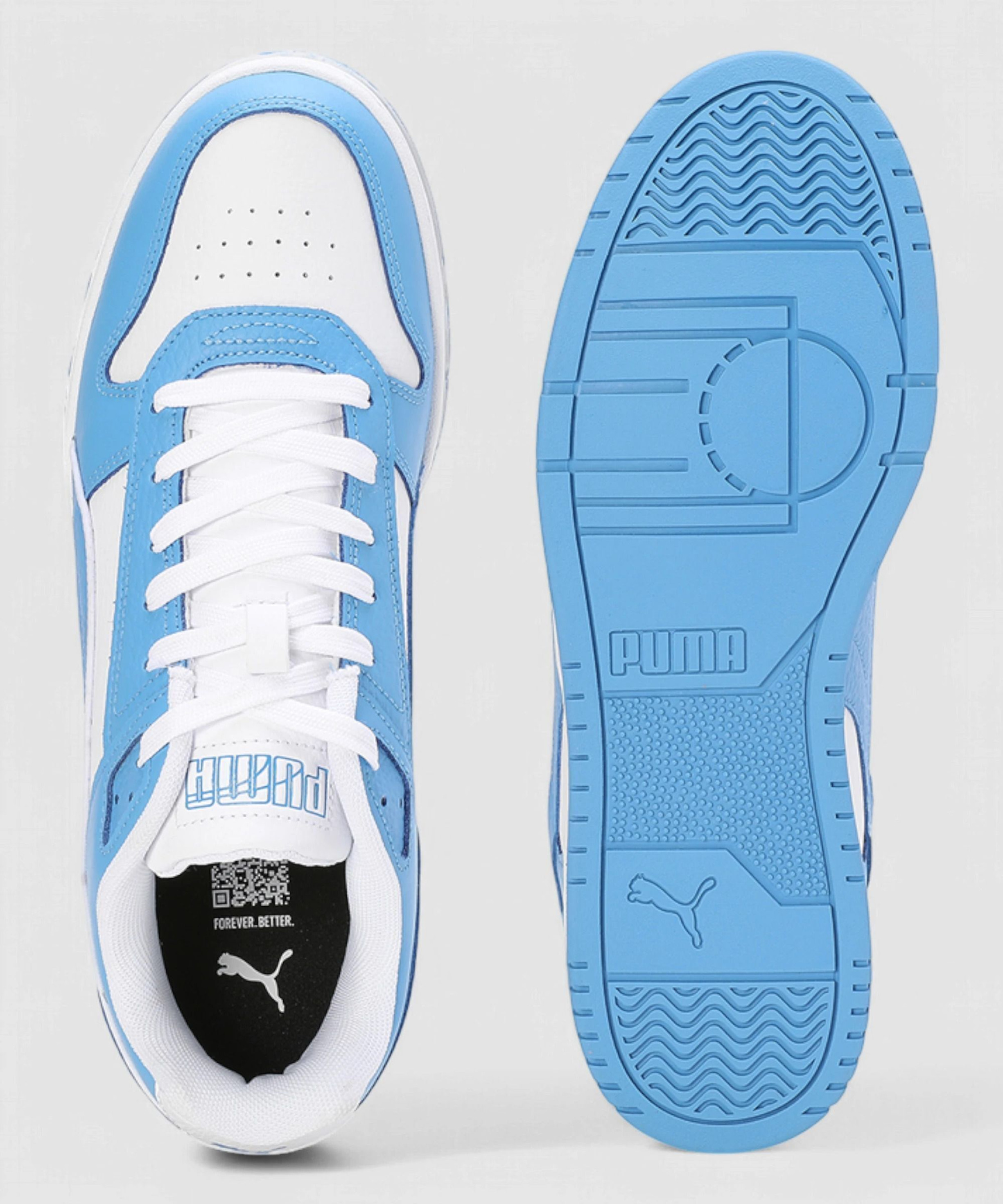 White-Regal Blue