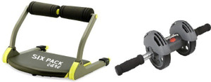 MSE Combo of Six Pacs Abs builder & Power Slider-05 Ab Exerciser