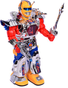 Peekaboo Battery Operated Metal Fighter Robot Battery Operated