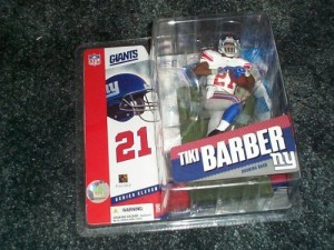 Mcfarlane Toys TIKI BARBER Exclusive NFL New York Giants 