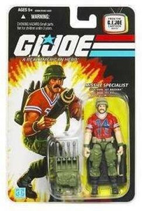 G I Joe 25th Anniversary Wave 9 Bazooka Action Figure Multicolor