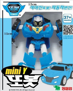 Young Tobot Y Mini Transformer Korean Animation Robot Character