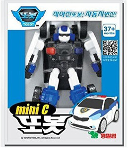 Young Tobot C Mini Transformer Korean Animation Robot Character