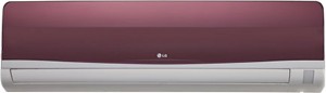 LG 1 Ton 3 Star Split AC  - Wine Red(LSA3WT3D, Copper Condenser)