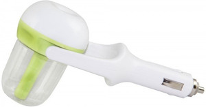 Mobilegear 2 in 1 Portable Plug Humidifier & Aroma Mist Fragrance Diffuser Car Air Purifier