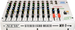 Medha Professional 9 Channel Stereo mixing console with Echo TOP QUALITY 220 W AV Control Receiver