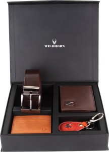 WildHorn Men Casual, Formal Brown Genuine Leather Wallet