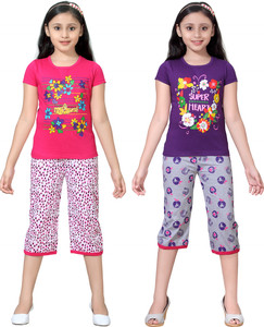 Sini Mini Kids Nightwear Girls Printed Cotton Best Price In India Sini Mini Kids Nightwear Girls Printed Cotton Compare Price List From Sini Mini Night Suits 1992028 Buyhatke