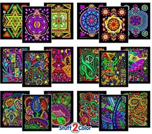 Stuff2Color Fuzzy Velvet Coloring Posters - Fuzzy Velvet Coloring Posters .  shop for Stuff2Color products in India.