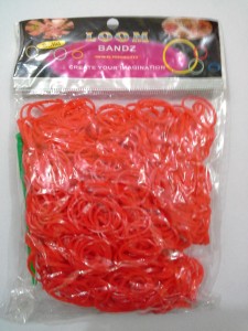 shatchi 600 jelly red loom band refill art craft kit toys with s clips & hook, special gift for birthday,anniversary,festival