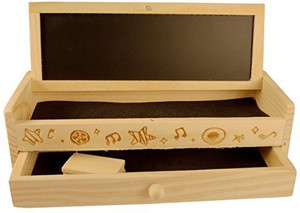 Tuktek Kids First Chalkboard Wooden Pencil Box Art School Kit W Chalk Mini Eraser Best Price In India Tuktek Kids First Chalkboard Wooden Pencil Box Art School Kit W Chalk Mini Plastic kids pencil box, for school. compare buyhatke com