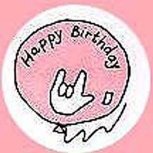 Generic Sign Language Ily Happy Birthday Stickers 28 Pkg Best