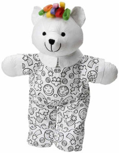 Colour in teddy bear washable clearance