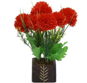 Random Wild Artificial Plant with Pot