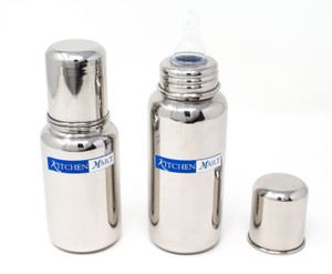 Kitchen Mart Stainless Steel Baby Feeding Bottle Size 1 And Size 2 225275 Ml Best Price In India Kitchen Mart Stainless Steel Baby Feeding Bottle Size 1 And Size 2 225275