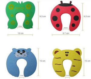 Kuhu Creations Animal Cartoon Style Baby Safety Door Stopper