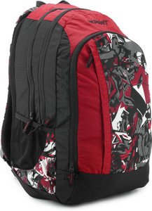 Wildcraft Gear Battle HipHop Laptop Backpack Red Price in India