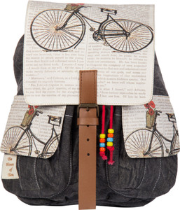 The House of Tara Printed Canvas 047 20 L Medium Backpack