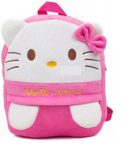 Royle Katoch HELLO KITTY SMALL BABY PLUSH SCHOOL BAG With Adorable Cartoon Character 12 L Backpack
