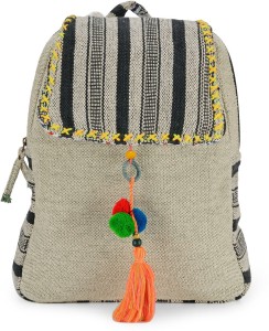The House of Tara Indigenous Handloom Fabric 10 L Backpack