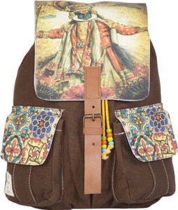The House of Tara Printed Canvas 035 20 L Medium Backpack
