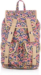 Shaun Design Multi Floral 8 L Medium Backpack