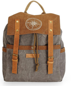 The House of Tara Dual Tone Canvas 15 L Backpack
