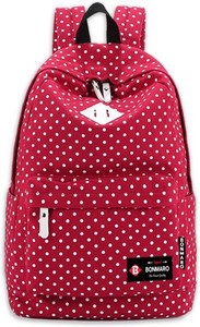 Bonmaro Polka Dots Red 24 L Backpack